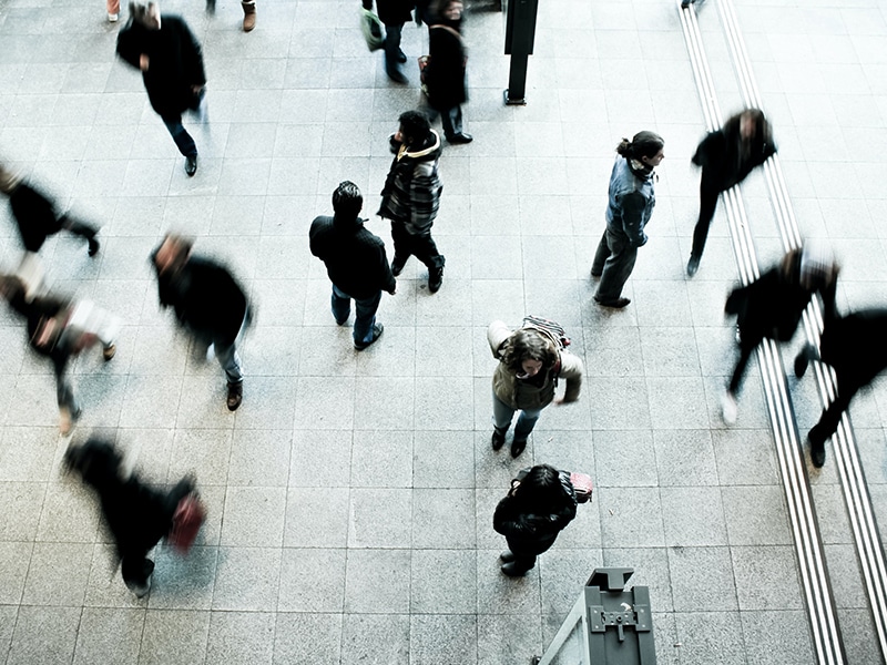 Data on attendance and movement of people