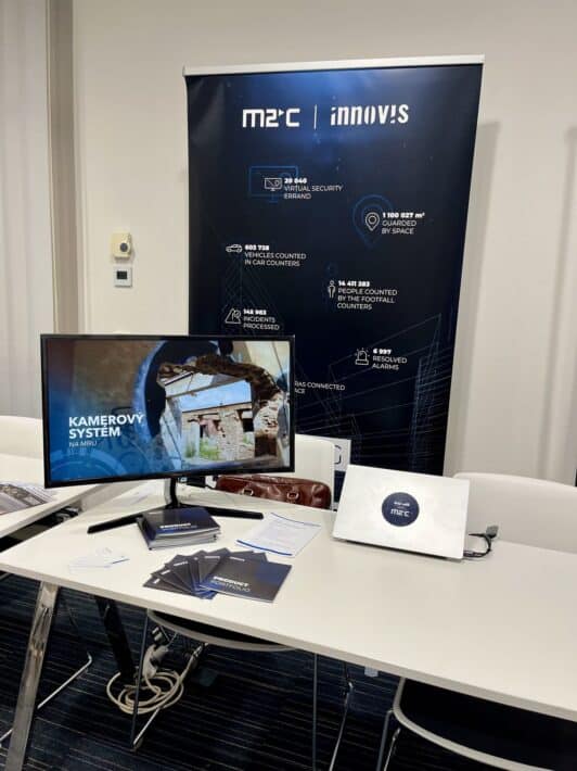 M2C Innovis představilo centrrum vzdáleného dohledu SPACE na&nbsp;konferenci Ochrana měkkých cílů 2025 